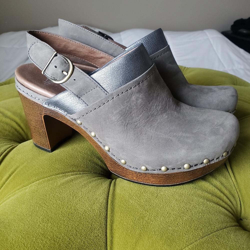 Dansko heeled clogs
